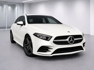 Used Mercedes A200 AMG line 2018 White Hatchback