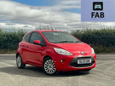 Used Ford Ka Zetec 69 HP (50 kW) 2013 Red Hatchback