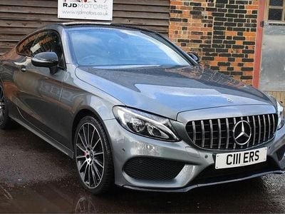 Grey Used 2018 Mercedes C300 AMG Line Premium Coupe | £16,795 (Good price)