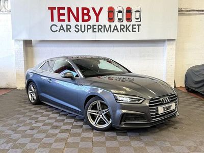 Used Audi A5 S-Line 190 HP (139 kW) 2018 Grey Coupe