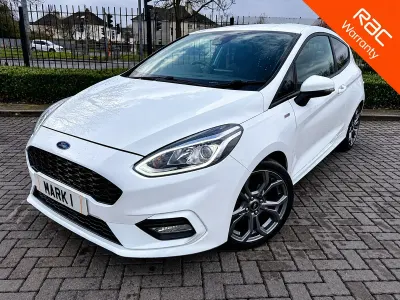 Used Ford Fiesta ST-Line 100 HP (73 kW) 2018 White Hatchback