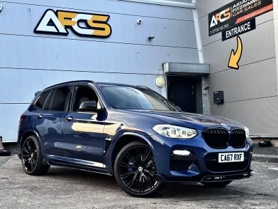 Used BMW X3 M Sport 190 HP (139 kW) 2018 Blue SUV