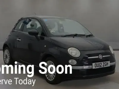 Used Fiat 500 Lounge 69 HP (50 kW) 2012 Black Hatchback