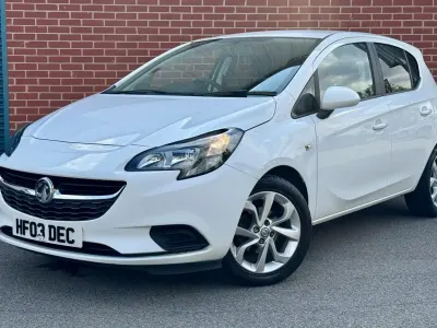 Used Vauxhall Corsa Sport 90 HP (66 kW) 2019 White Hatchback