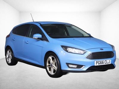 Used Ford Focus Titanium 2017 Blue Hatchback