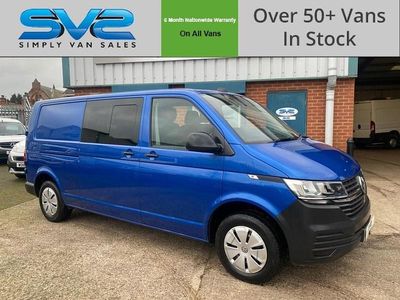 Used VW Transporter 150 HP (110 kW) 2022 Blue Van