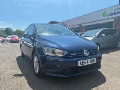 Used VW Golf Sportsvan S 110 HP (80 kW) 2014 Blue MPV