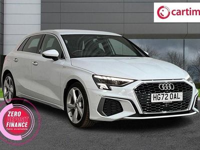 Used Audi A3 Sportback S-Line 150 HP (110 kW) 2022 White Hatchback