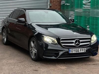 Used Mercedes E220 AMG line 194 HP (142 kW) 2016 Black Sedan