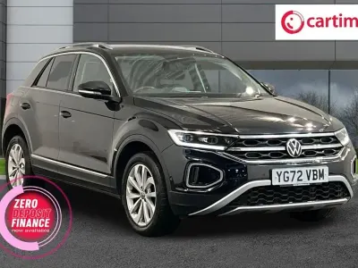 Used VW T-Roc Style 110 HP (80 kW) 2022 Black SUV