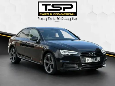 Used Audi A4 Black Edition 150 HP (110 kW) 2017 Black Sedan