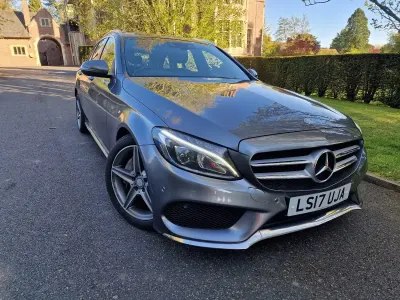 Used Mercedes C250 AMG line 204 HP (150 kW) 2017 Grey Estate