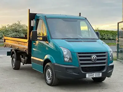 Usado VW Crafter 90 HP (66 kW) 2010 Verde Van