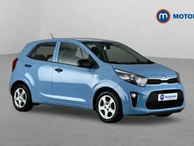 Used Kia Picanto 67 HP (49 kW) 2019 Blue Hatchback