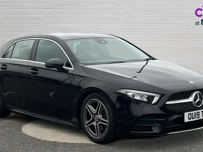 Used Mercedes A180 AMG line 136 HP (100 kW) 2019 Black Hatchback