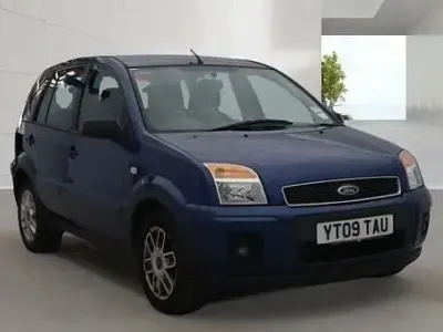 Usado Ford Fusion Zetec 79 CV (58 kW) 2009 Azul Utilitario