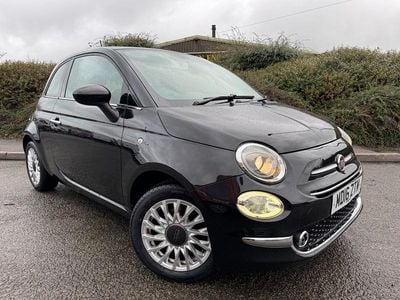 Black Used 2016 Fiat 500 Lounge Hatchback | £3,999 (Fair price)