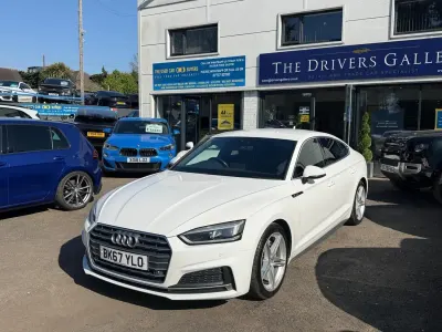 Usado Audi A5 Sportback S-Line 190 CV (139 kW) 2017 Blanco Utilitario
