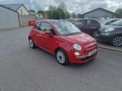 Używany Fiat 500 Lounge 69 KM (50 kW) 2013 Czerwony Hatchback