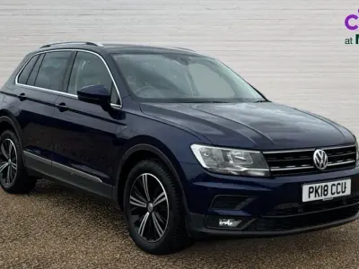 Used VW Tiguan SE 125 HP (91 kW) 2018 Blue SUV
