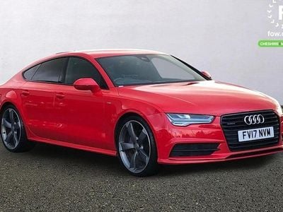 Used Audi A7 Sportback Black Edition 272 HP (200 kW) 2017 Red Hatchback
