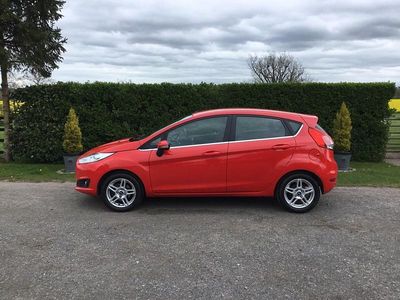 Used Ford Fiesta Zetec 2014 Red Hatchback