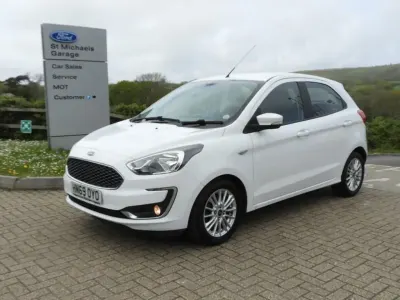 Used Ford Ka Plus Zetec 85 HP (62 kW) 2019 Oxford white Hatchback