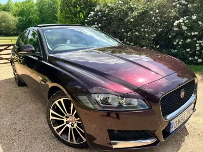 Second-hand Jaguar XF Portfolio 2016 Roșu Berlinǎ
