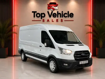 Used Ford Transit Trend 130 HP (95 kW) 2021 White Van