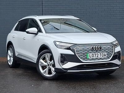 Used Audi Q4 e-tron S-Line 150 kW (204 HP) 2022 White SUV