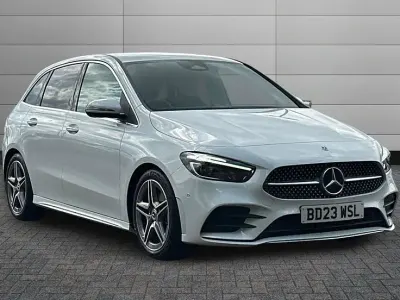 Used Mercedes B200 AMG line 175 HP (128 kW) 2023 White Hatchback