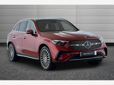Begagnad Mercedes GLC300e AMG Line Premium Plus 254 HK (186 kW) 2023 Röd SUV