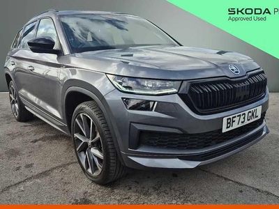 Used Skoda Kodiaq SportLine 150 HP (110 kW) 2023 Graphite grey metallic SUV