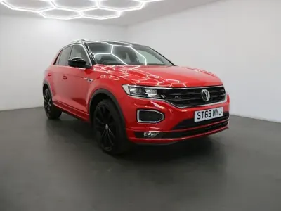 Used VW T-Roc R-line 150 HP (110 kW) 2019 Red SUV