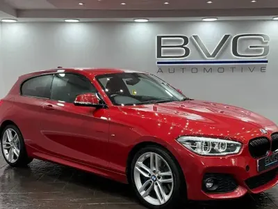 Used BMW 118 M Sport 150 HP (110 kW) 2017 Red Hatchback
