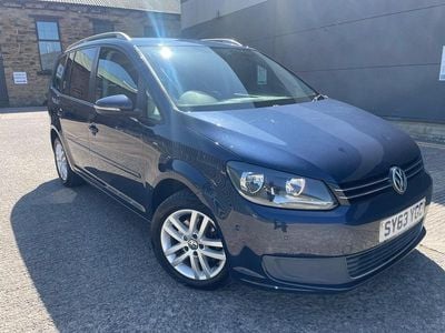 Begagnad VW Touran SE 2013 Blå Minibuss