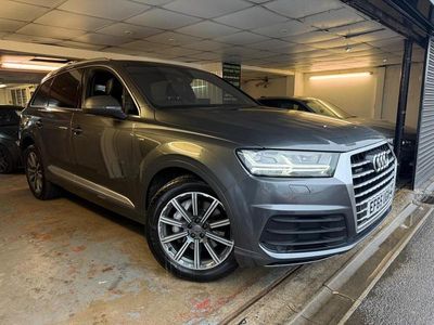 Grey Used 2015 Audi Q7 S-Line SUV | £18,490 (Expensive)