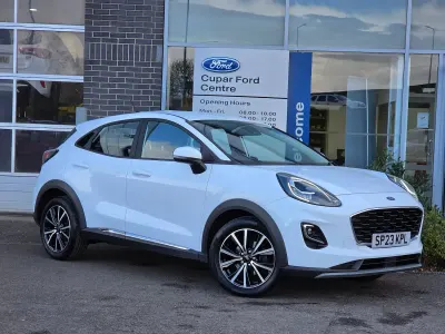 Used Ford Puma Titanium 125 HP (91 kW) 2023 Frozen white SUV