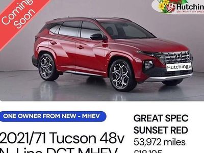 Used Hyundai Tucson N Line 150 HP (110 kW) 2021 Red SUV