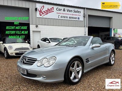 Used Mercedes SL350 245 HP (180 kW) 2005 Silver Cabriolet