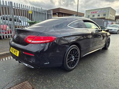 Used Mercedes C250 AMG line 2016 Black Coupe