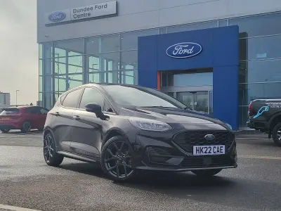 Used Ford Fiesta ST-Line 100 HP (73 kW) 2022 Agate black Hatchback