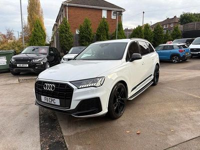 Used Audi Q7 Black Edition 2020 White SUV