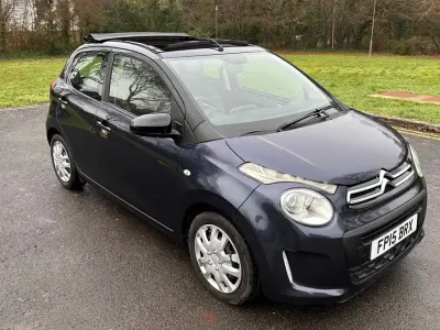 Used Citroën C1 Feel 82 HP (60 kW) 2015 Blue Hatchback