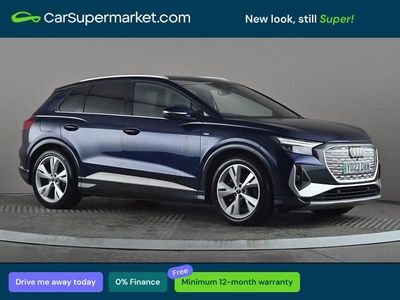 Used Audi Q4 e-tron S-Line 150 kW (204 HP) 2023 Blue SUV