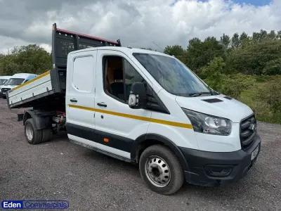 Used Ford Transit 130 HP (95 kW) 2021 White Cabriolet