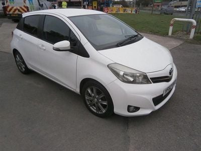 White Used 2013 Toyota Yaris SR Hatchback | £5,295 (Fair price)