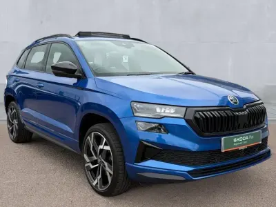 Used Skoda Karoq SportLine 150 HP (110 kW) 2025 Race blue SUV