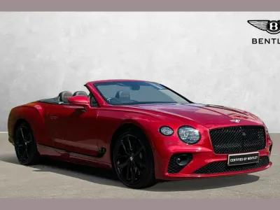Used Bentley Continental GT Convertible 625 HP (459 kW) 2019 Red Cabriolet