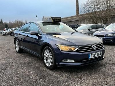 Used VW Passat SE 120 HP (88 kW) 2015 Blue Sedan